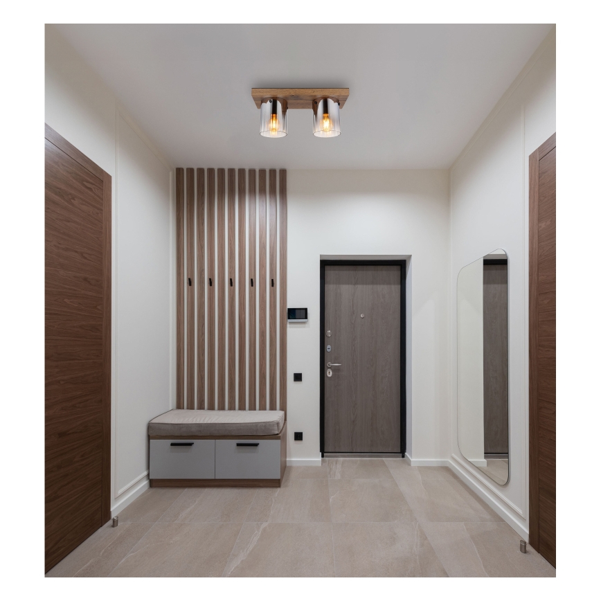 Globo - Stropní svítidlo 2xE27/40W/230V 16x41 cm