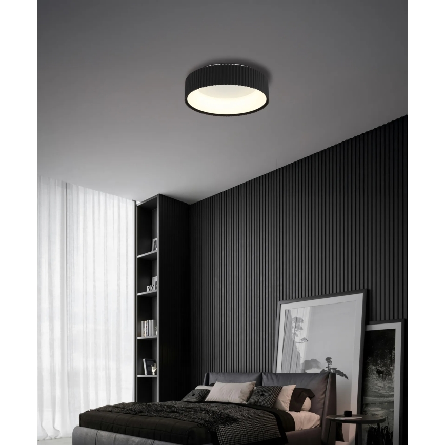 Globo - LED Stropní svítidlo LED/45W/230V 2700/4000/6000K pr. 46 cm černá