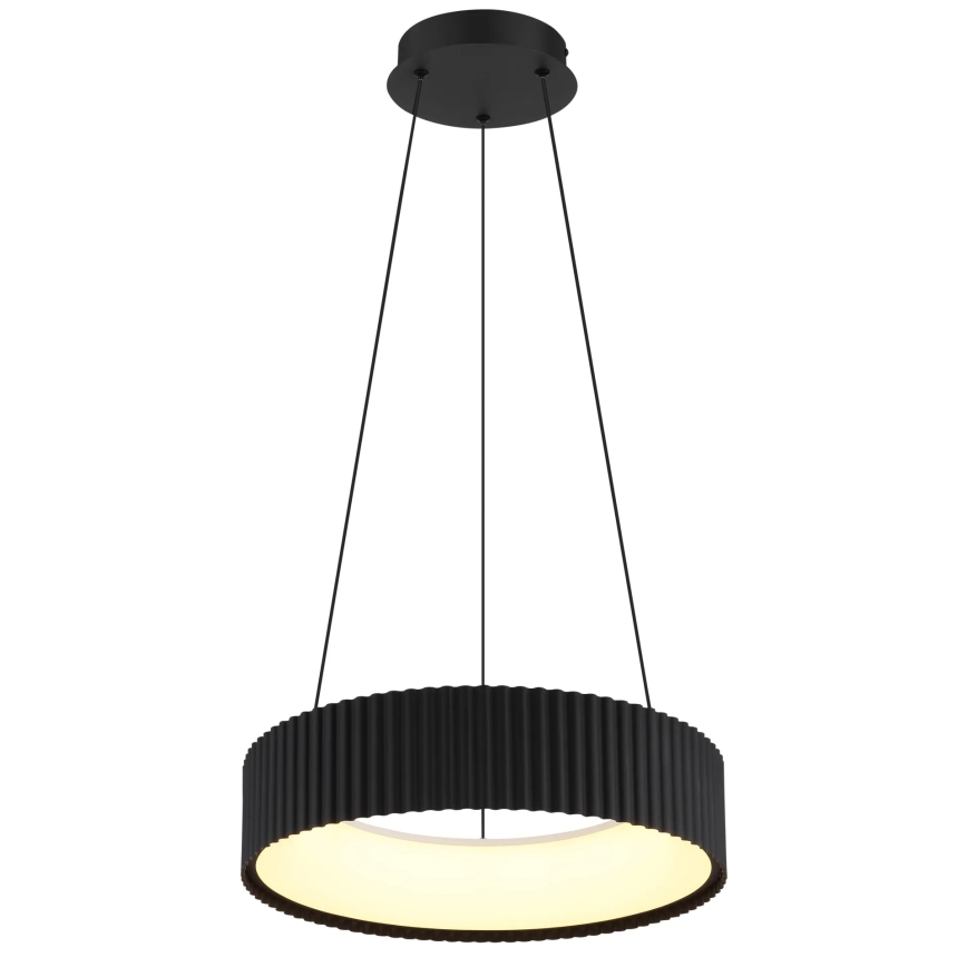 Globo - LED Lustr na lanku LED/45W/230V 2700/4000/6000K pr. 46 cm černá