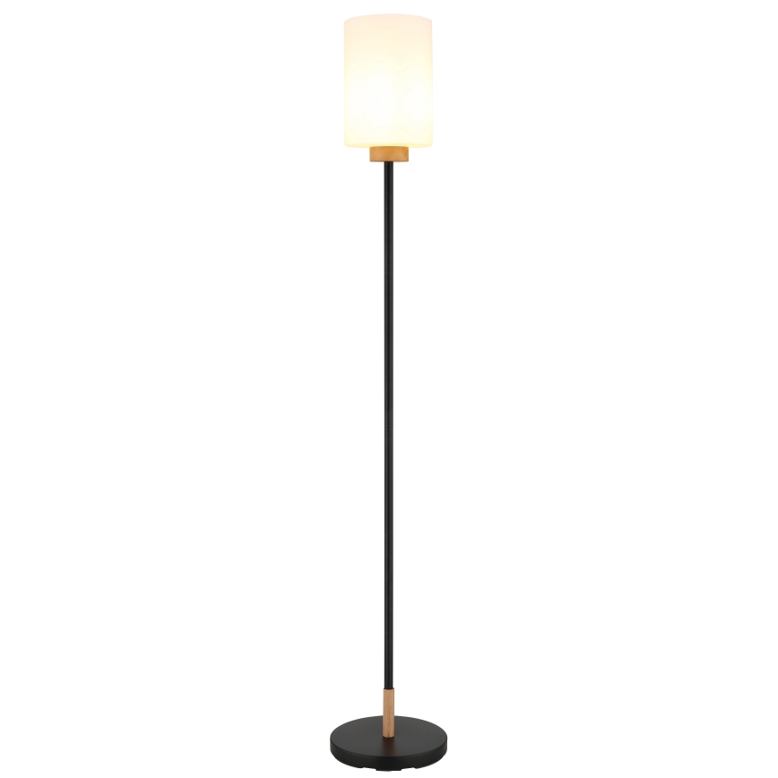 Globo - Stojací lampa 1xE27/60W/230V černá/bílá