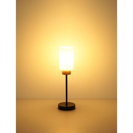Globo - Stolní lampa 1xE27/60W/230V černá/bílá