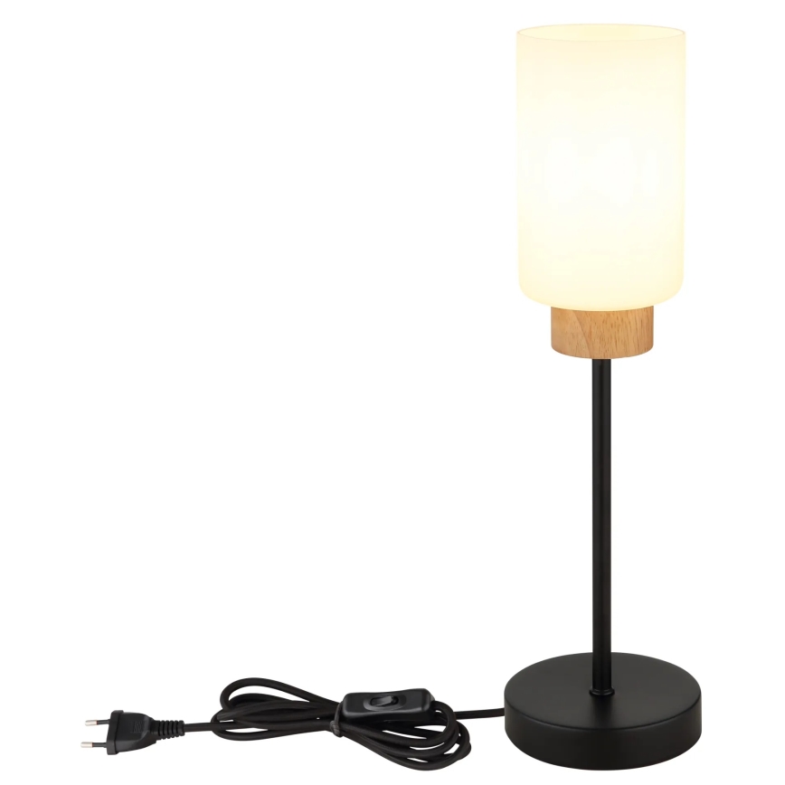 Globo - Stolní lampa 1xE27/60W/230V černá/bílá