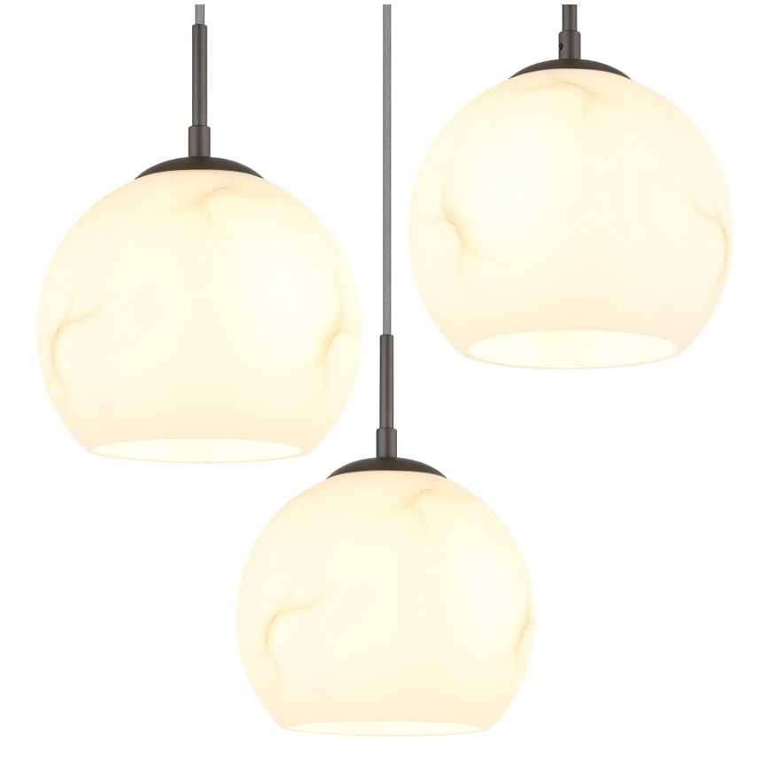 Globo - Lustr na lanku 3xE27/60W/230V pr. 42,5 cm