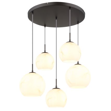 Globo - Lustr na lanku 5xE27/60W/230V pr. 75 cm