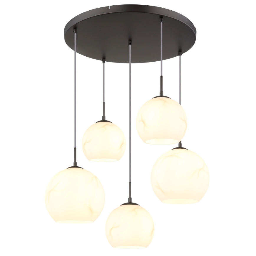 Globo - Lustr na lanku 5xE27/60W/230V pr. 75 cm