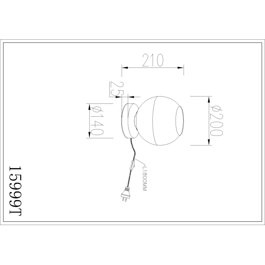 Globo - Stolní lampa 1xE27/60W/230V