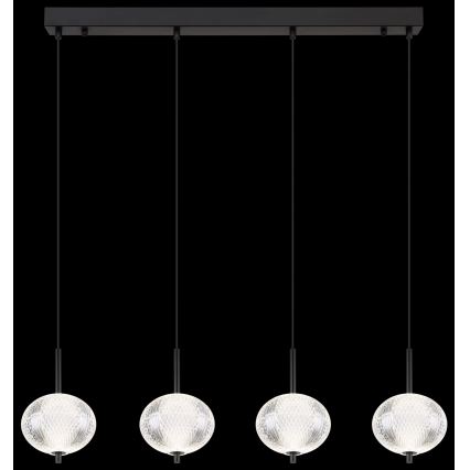 Globo - LED Lustr na lanku 4xLED/5,75W/230V 3000/4500/6500K