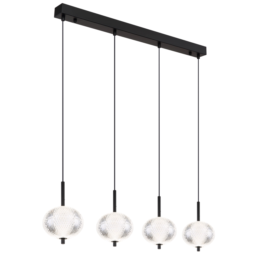 Globo - LED Lustr na lanku 4xLED/5,75W/230V 3000/4500/6500K
