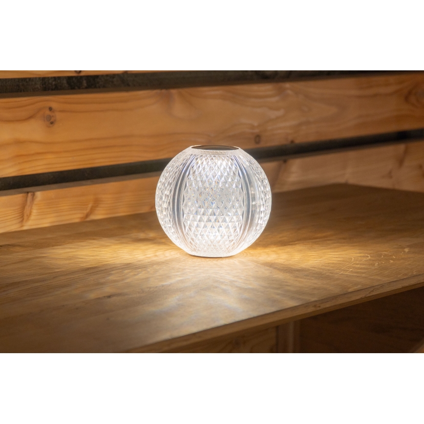 Globo - LED Stmívatelná dotyková stolní lampa LED/2W/5V 1200 mAh USB čirá