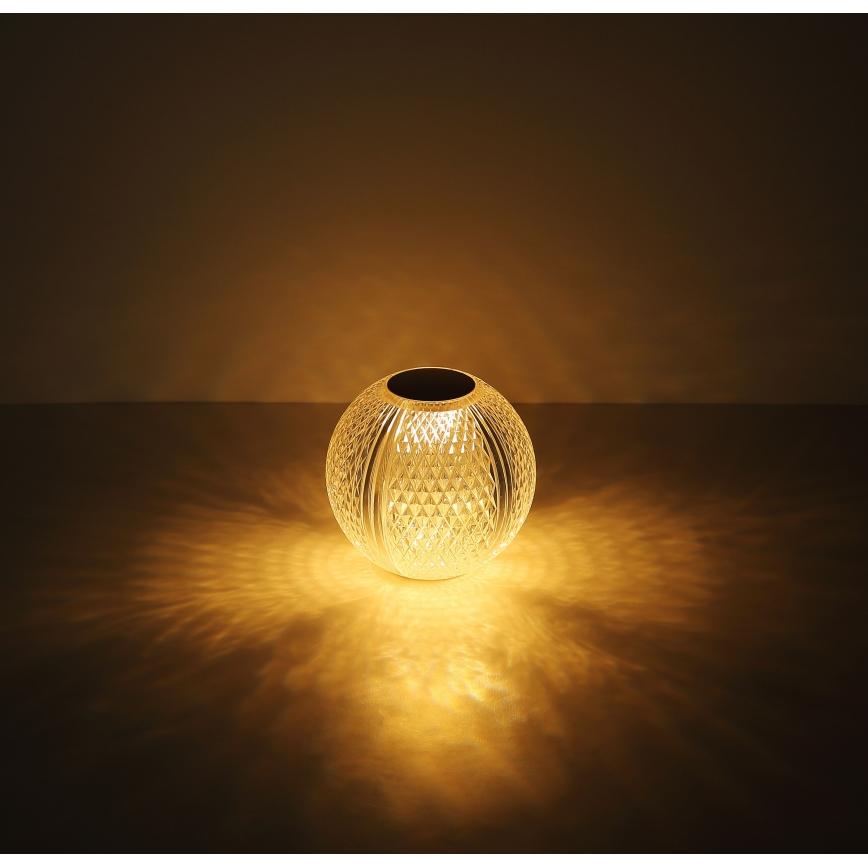 Globo - LED Stmívatelná dotyková stolní lampa LED/2W/5V 1200 mAh USB čirá