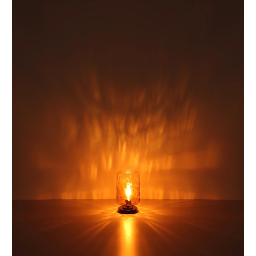 Globo - Stolní lampa 1xE27/60W/230V hnědá