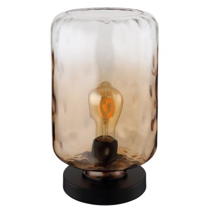 Globo - Stolní lampa 1xE27/60W/230V hnědá
