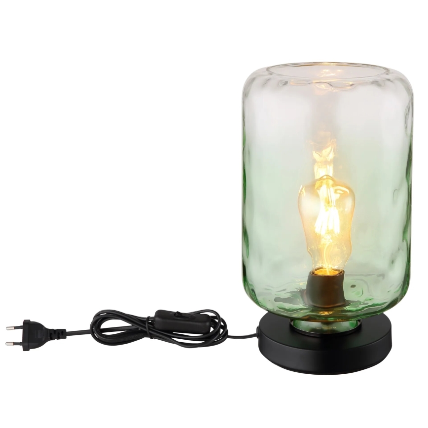Globo - Stolní lampa 1xE27/60W/230V zelená