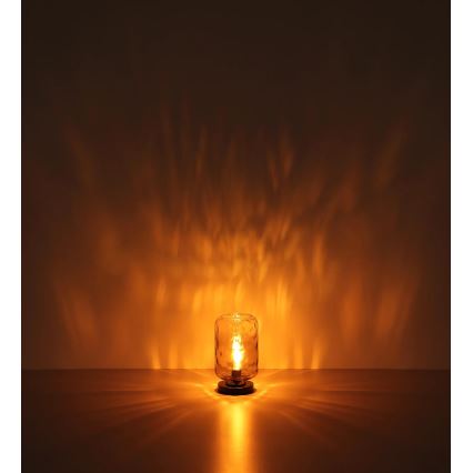 Globo - Stolní lampa 1xE27/60W/230V šedá
