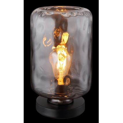 Globo - Stolní lampa 1xE27/60W/230V šedá