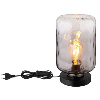 Globo - Stolní lampa 1xE27/60W/230V šedá