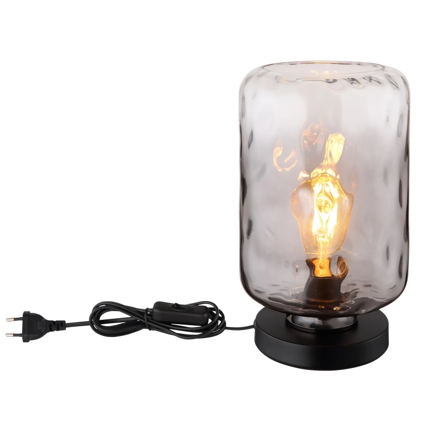 Globo - Stolní lampa 1xE27/60W/230V šedá