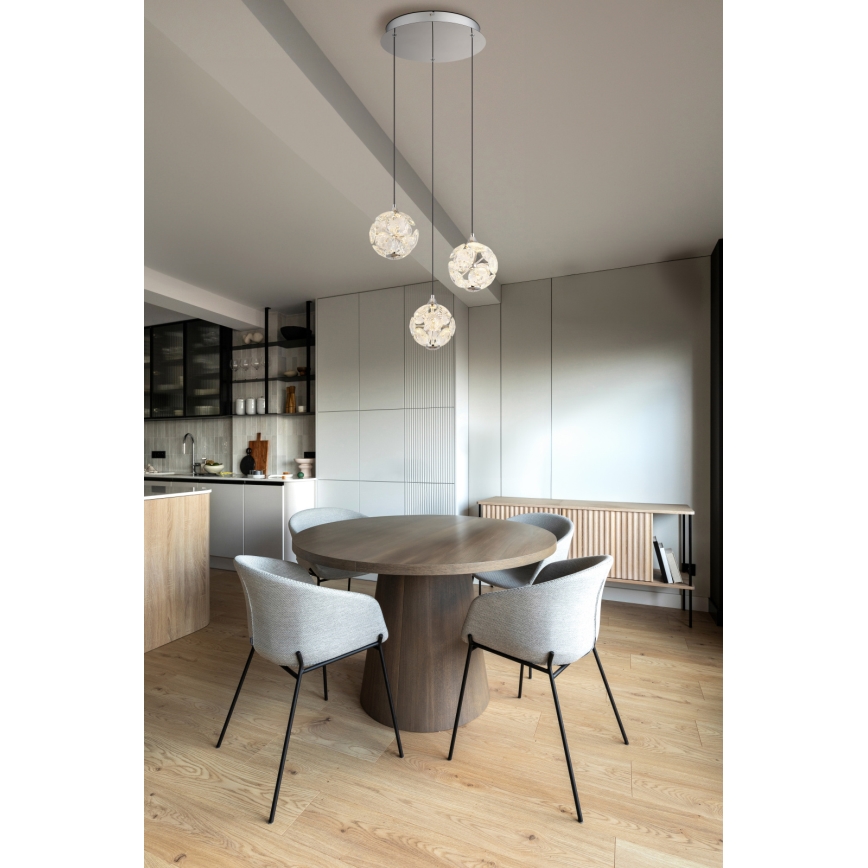 Globo - LED Lustr na lanku LED/24W/230V