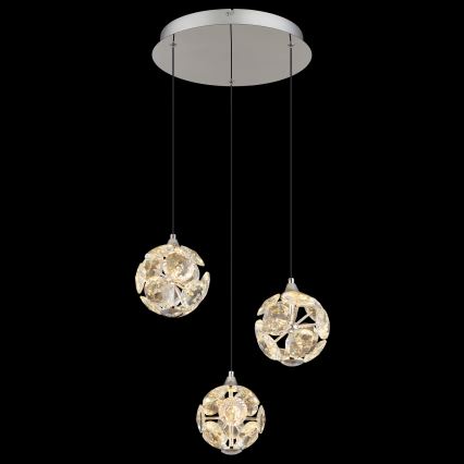 Globo - LED Lustr na lanku LED/24W/230V