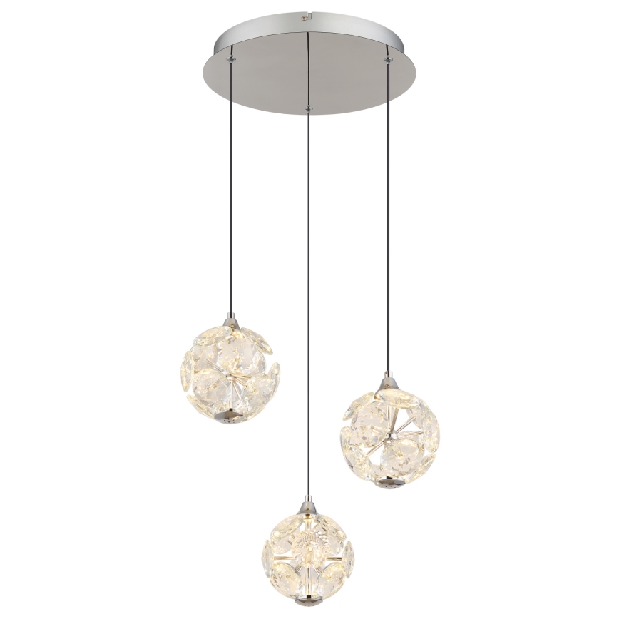 Globo - LED Lustr na lanku LED/24W/230V