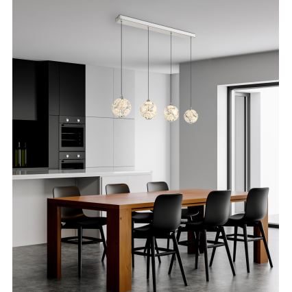 Globo - LED Lustr na lanku LED/32W/230V