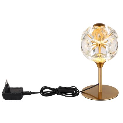 Globo - LED Stolní lampa LED/8W/230V 3000K zlatá