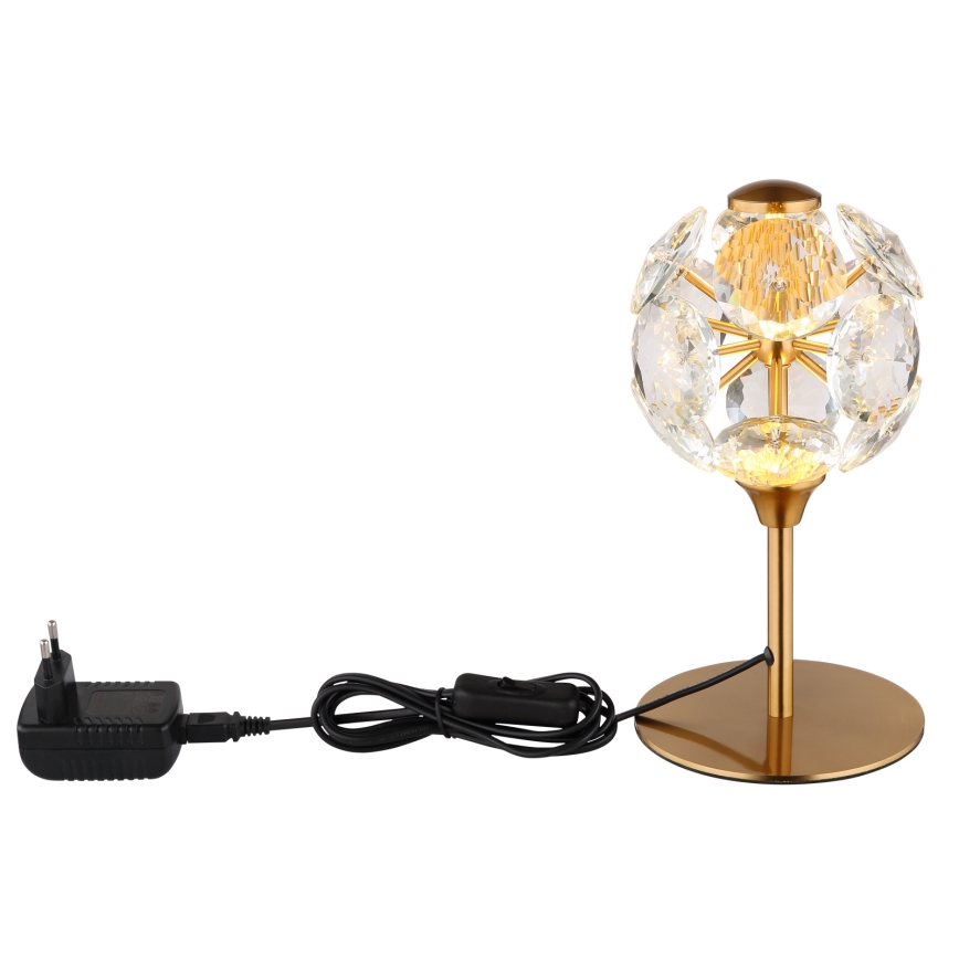 Globo - LED Stolní lampa LED/8W/230V 3000K zlatá