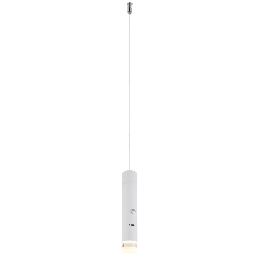 Globo - LED Stmívatelné dotykové nabíjecí svítidlo 2v1 LED/2W/230/5V bílá