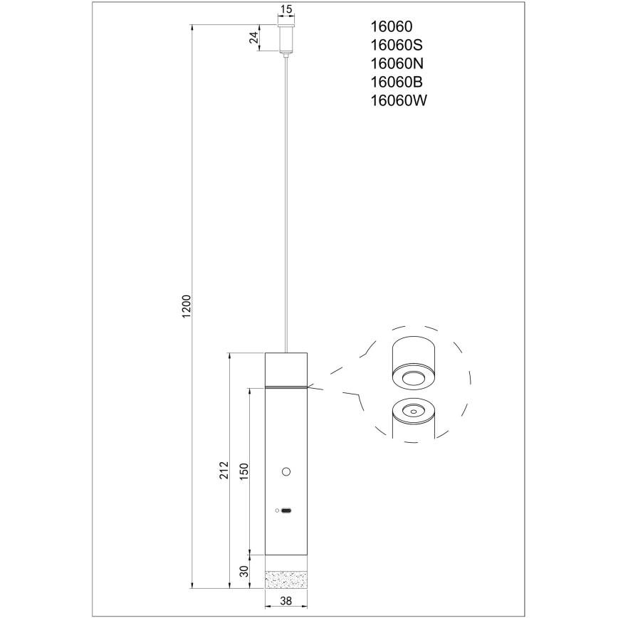 Globo - LED Stmívatelné dotykové nabíjecí svítidlo 2v1 LED/2W/230/5V bílá