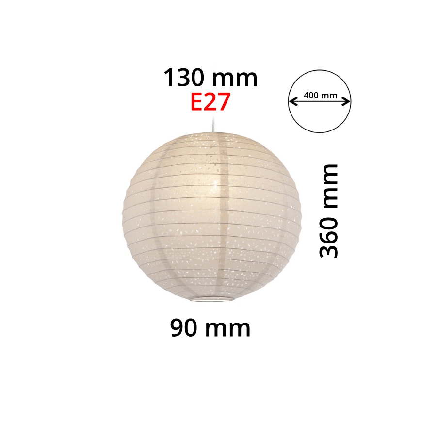 Globo - Stínidlo E27 pr. 40 cm
