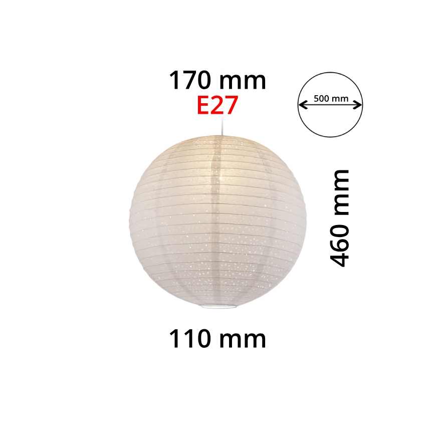 Globo - Stínidlo E27 pr. 50 cm