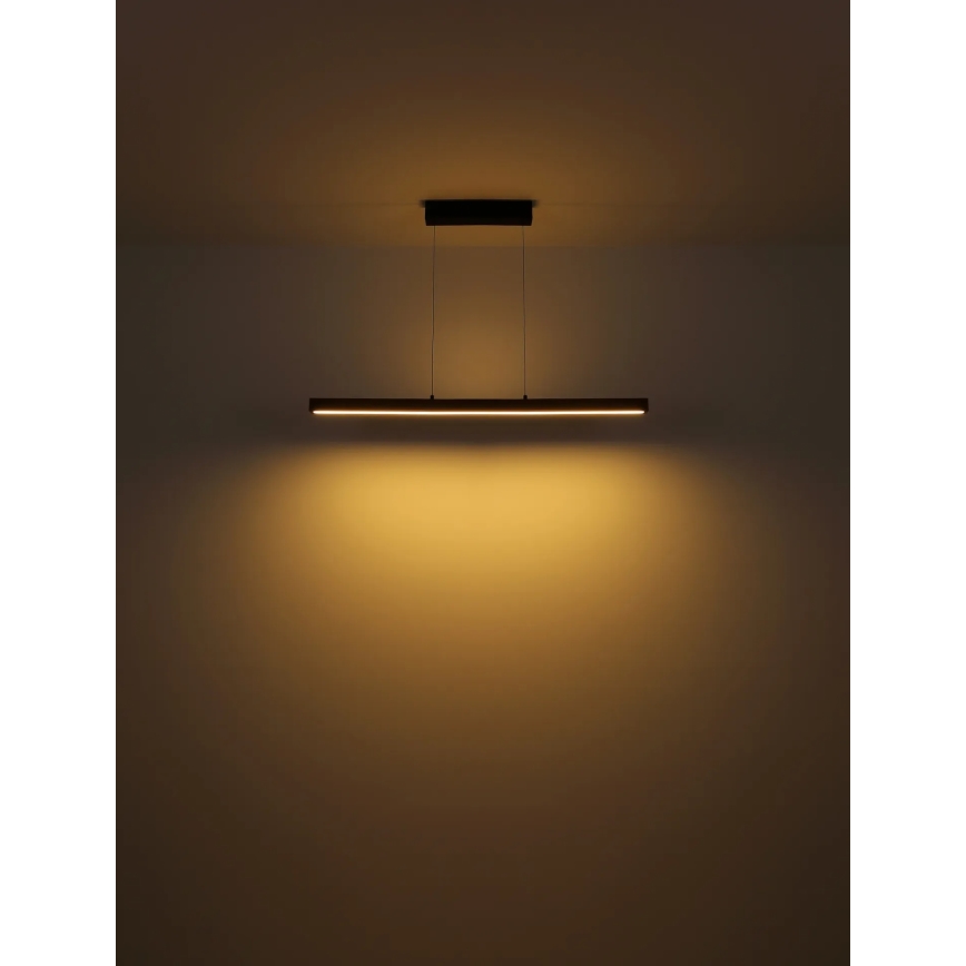 Globo - LED Stmívatelný dotykový lustr na lanku LED/24W/230V + LED/3W 3000K hnědá