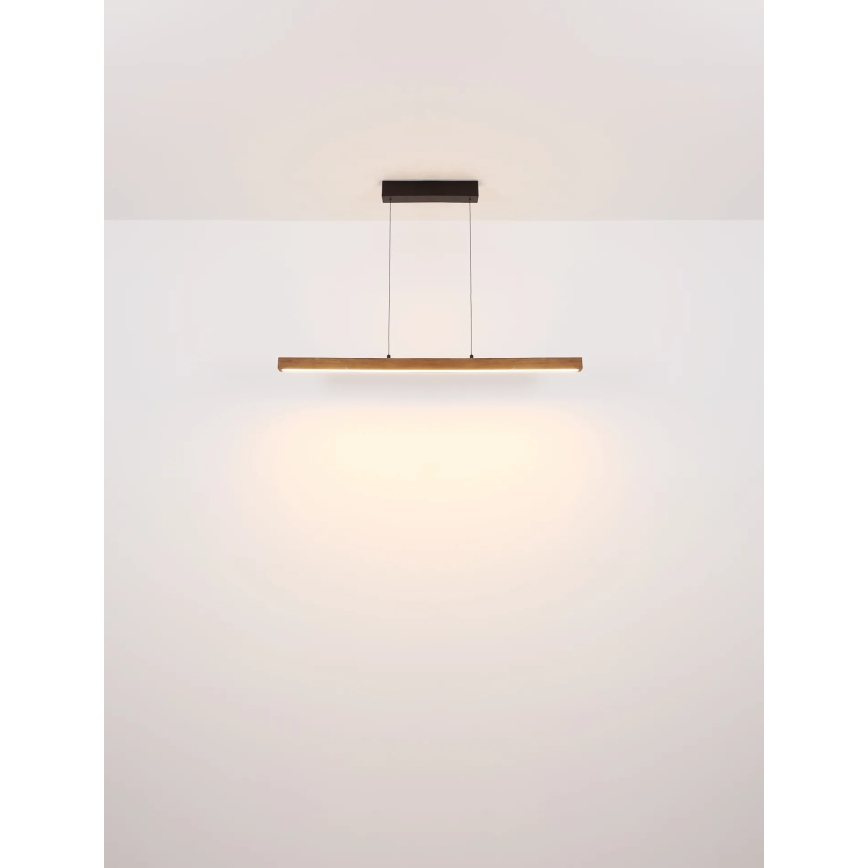 Globo - LED Stmívatelný dotykový lustr na lanku LED/24W/230V + LED/3W 3000K hnědá