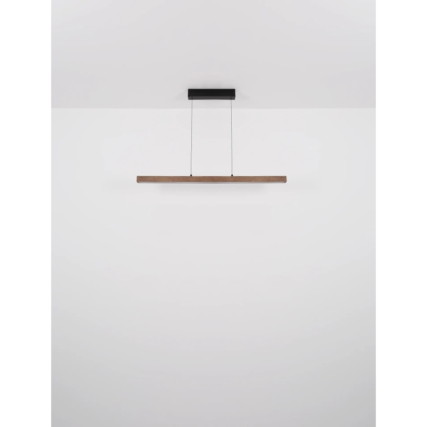 Globo - LED Stmívatelný dotykový lustr na lanku LED/24W/230V + LED/3W 3000K hnědá