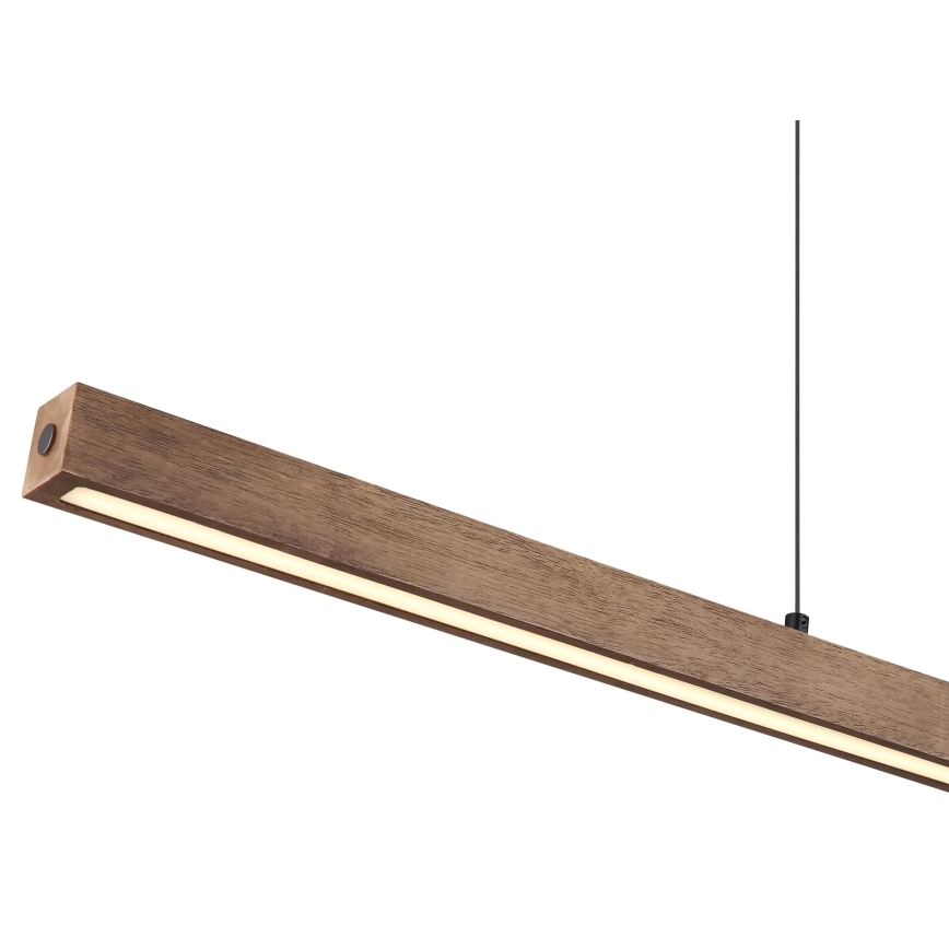 Globo - LED Stmívatelný dotykový lustr na lanku LED/24W/230V + LED/3W 3000K hnědá