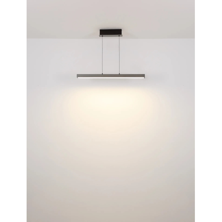 Globo - LED Stmívatelný dotykový lustr na lanku LED/39W/230V 2700/4000/6000K šedá