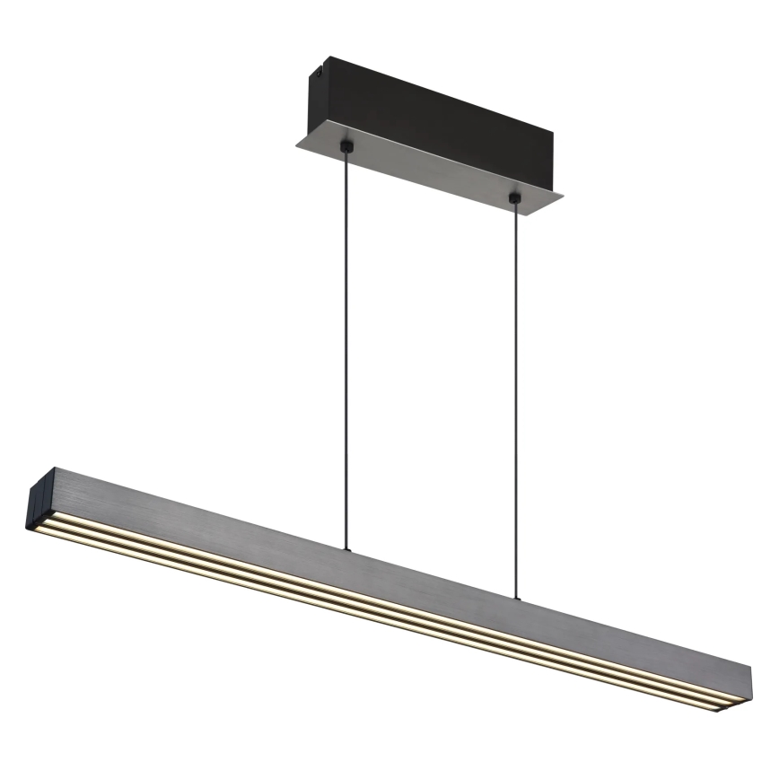 Globo - LED Stmívatelný dotykový lustr na lanku LED/39W/230V 2700/4000/6000K šedá