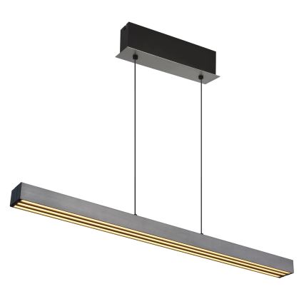 Globo - LED Stmívatelný dotykový lustr na lanku LED/39W/230V 2700/4000/6000K šedá