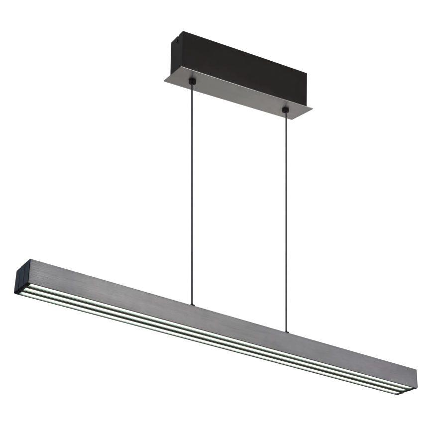 Globo - LED Stmívatelný dotykový lustr na lanku LED/39W/230V 2700/4000/6000K šedá