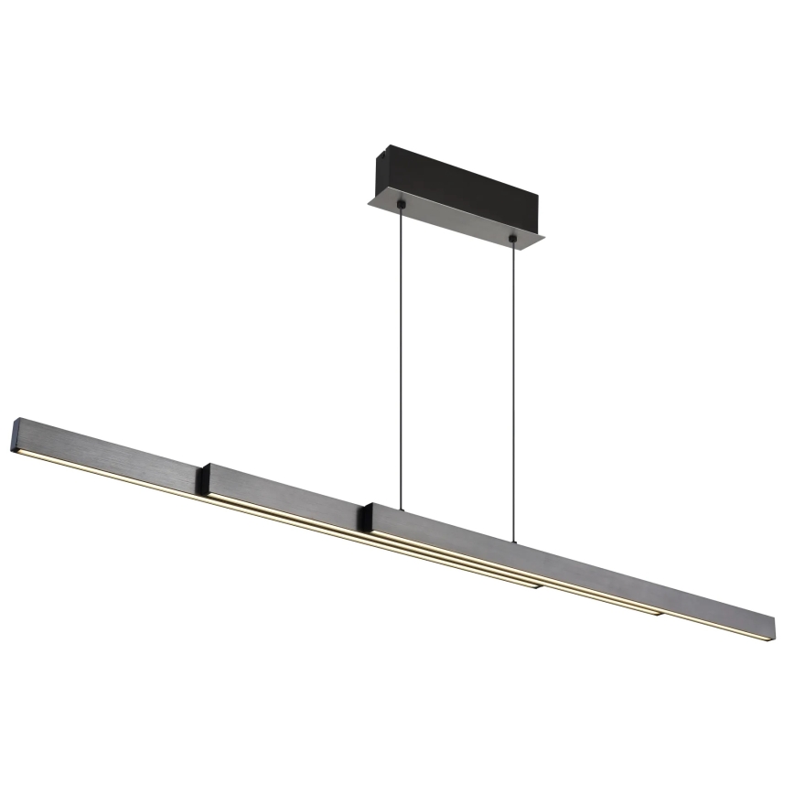 Globo - LED Stmívatelný dotykový lustr na lanku LED/39W/230V 2700/4000/6000K šedá