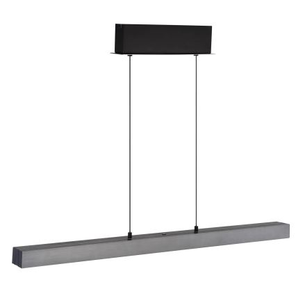 Globo - LED Stmívatelný dotykový lustr na lanku LED/39W/230V 2700/4000/6000K šedá