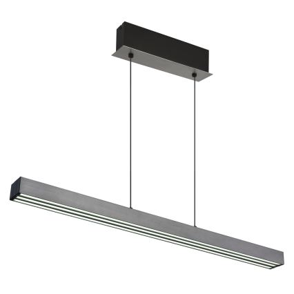 Globo - LED Stmívatelný dotykový lustr na lanku LED/39W/230V 2700/4000/6000K matný chrom