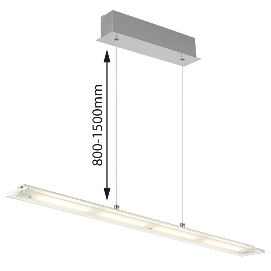 Globo - LED Dotykový stmívatelný lustr na lanku LED/20W/230V 3000/4000/6500K