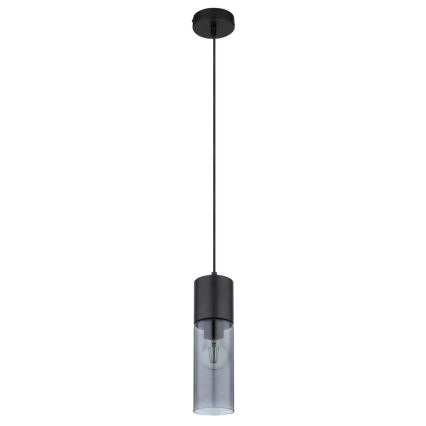 Globo - Lustr na lanku 1xE27/25W/230V pr. 10,5 cm černá