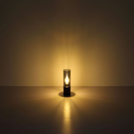 Globo - Dotyková stolní lampa 1xE27/25W/230V pr. 9 cm černá