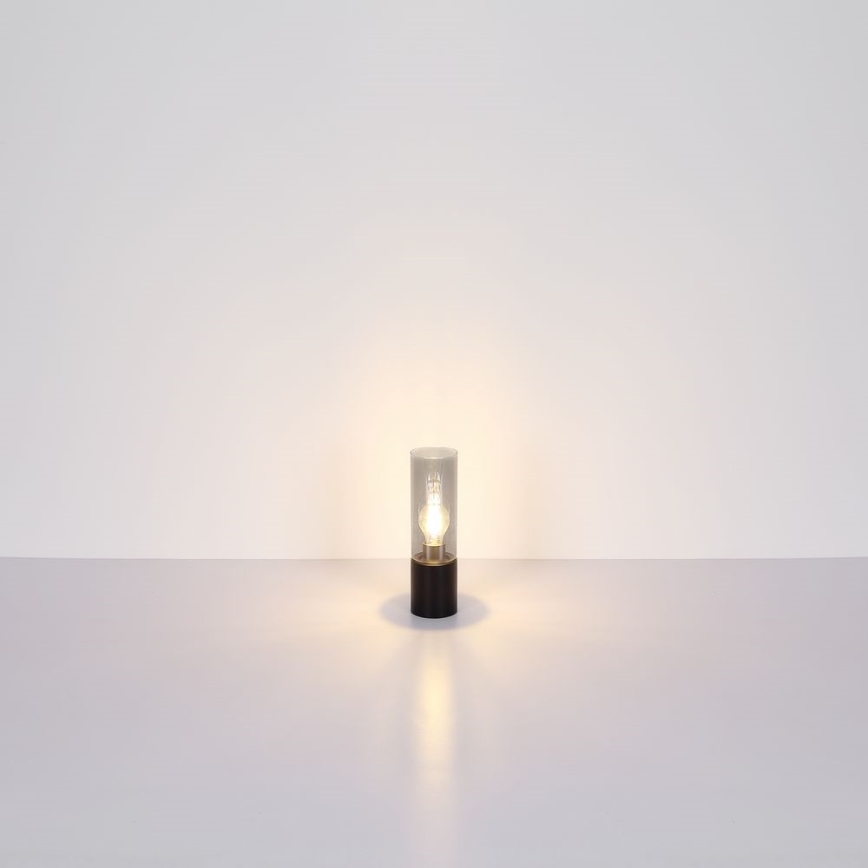 Globo - Dotyková stolní lampa 1xE27/25W/230V pr. 9 cm černá