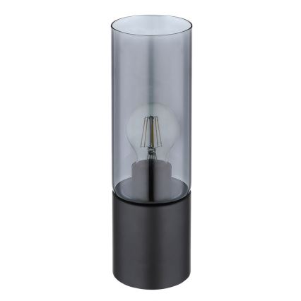Globo - Dotyková stolní lampa 1xE27/25W/230V pr. 9 cm černá