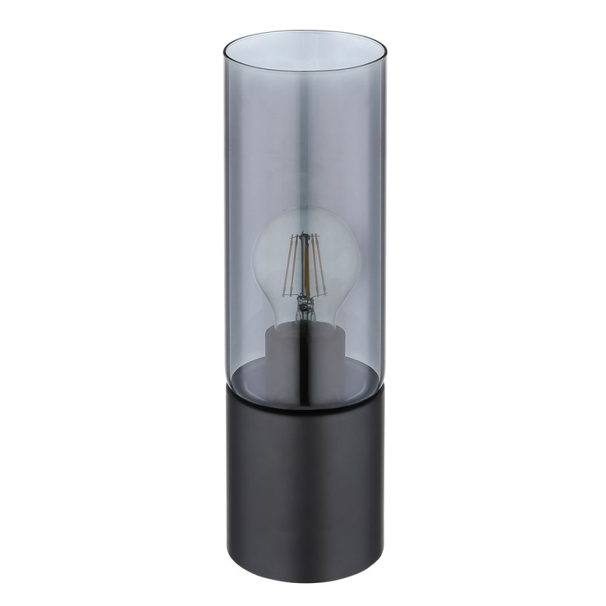 Globo - Dotyková stolní lampa 1xE27/25W/230V pr. 9 cm černá