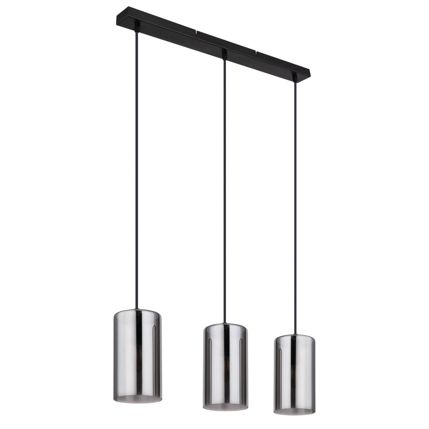 Globo - Lustr na lanku 3xE14/25W/230V černá