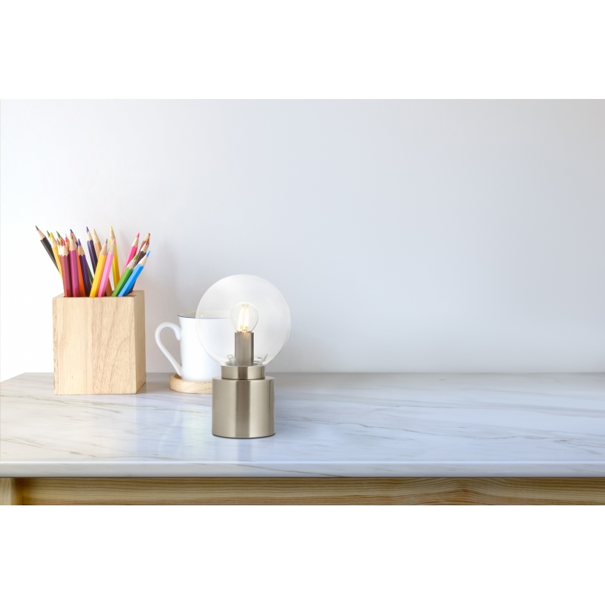 Globo - Stolní lampa 1xE14/25W/230V lesklý chrom